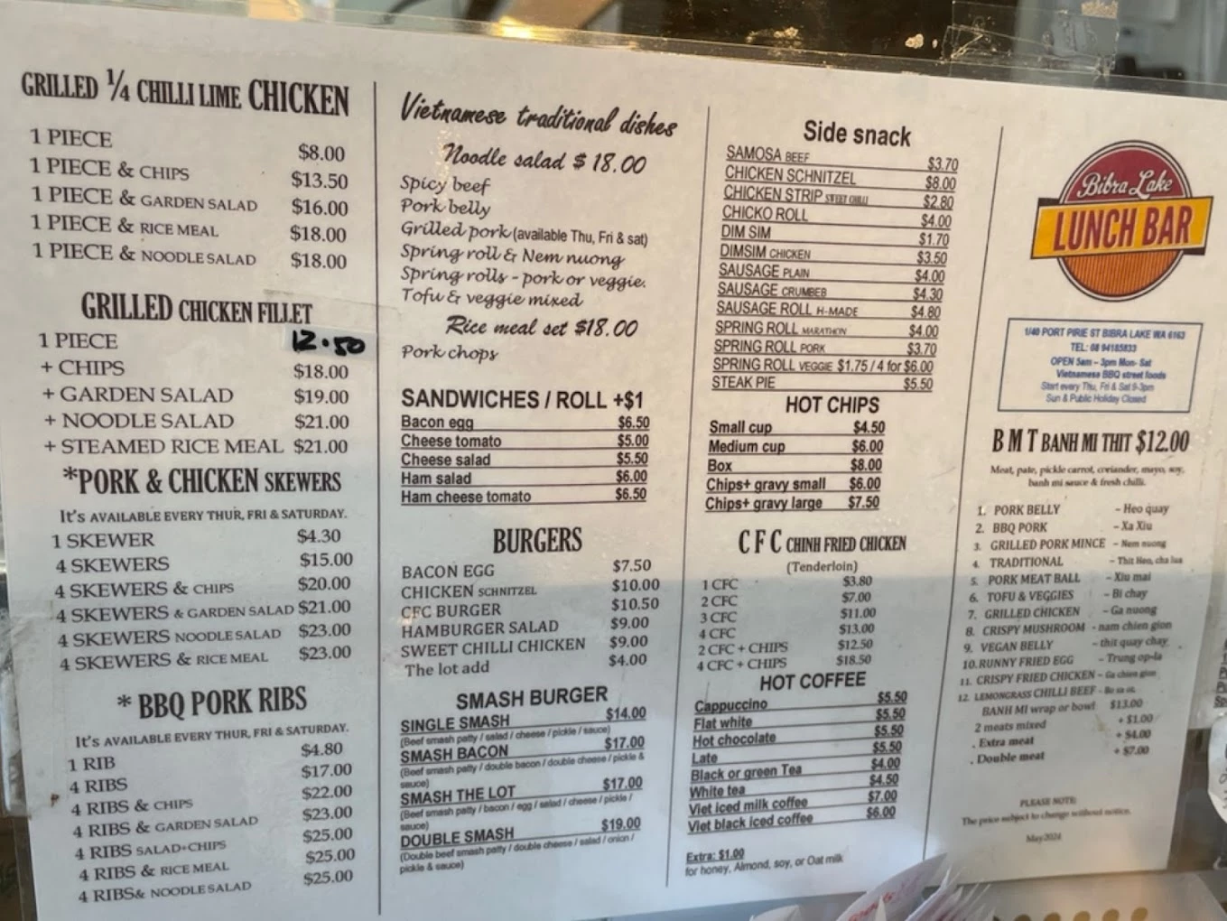 Bibra Lake Lunch Bar menu 10